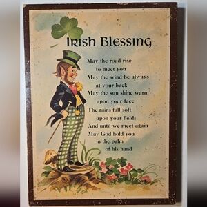 Irish Blessing Decorative St Patricks Day Plaque
